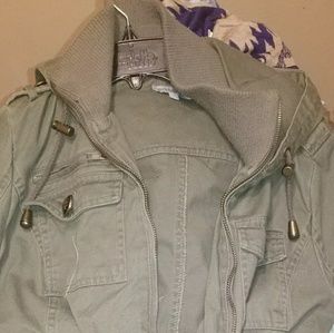 Army green lightweight jacket